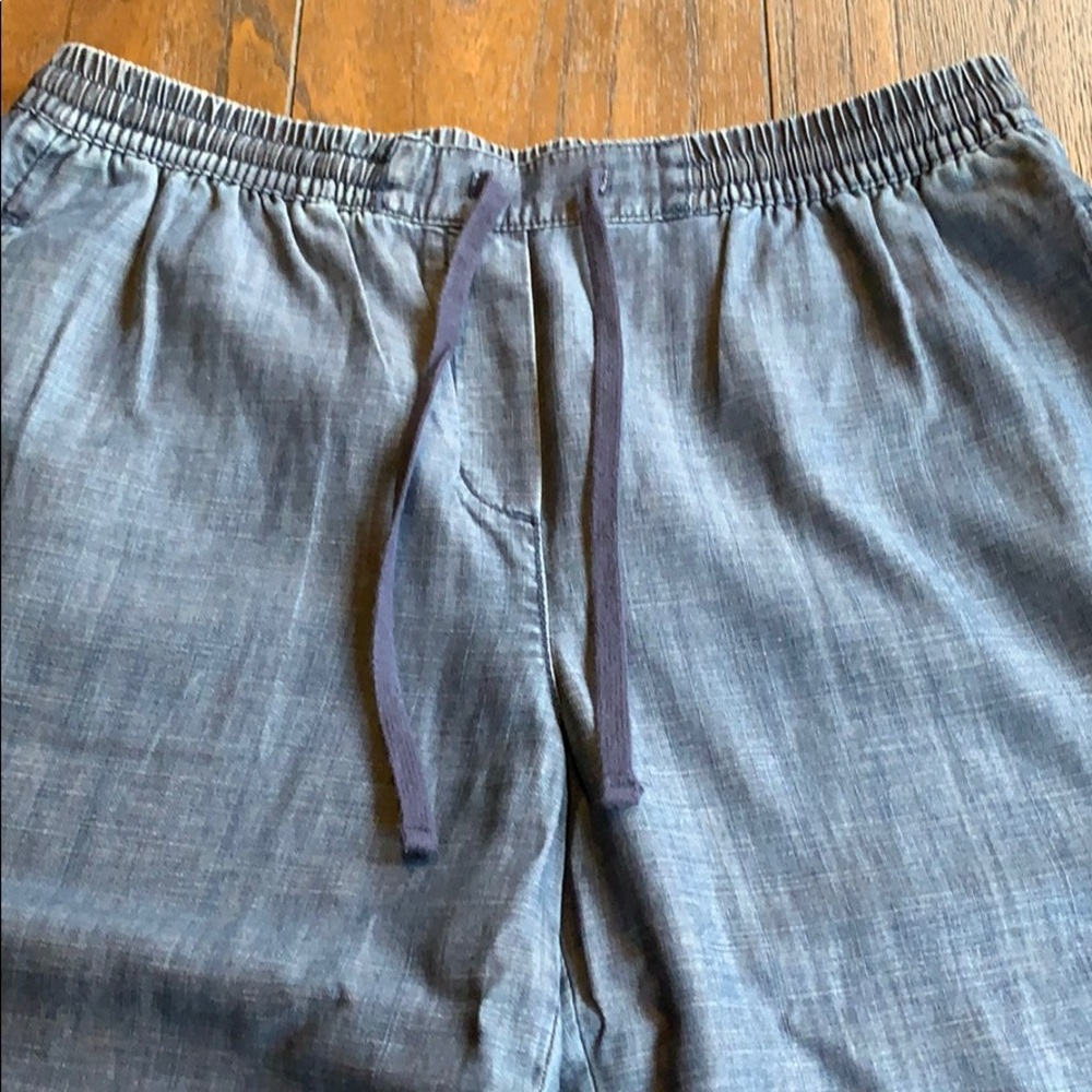 Talbots Easy Drawstring Lyocell Chambray Pants - image 5